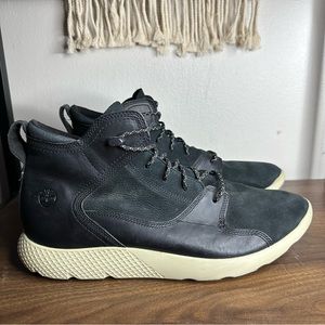 Timberland Black Leather A1HS1 Flyroam Boots Sz 13
